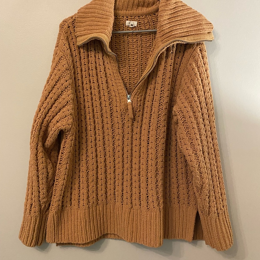 Aerie Cable Car Knit Sweater